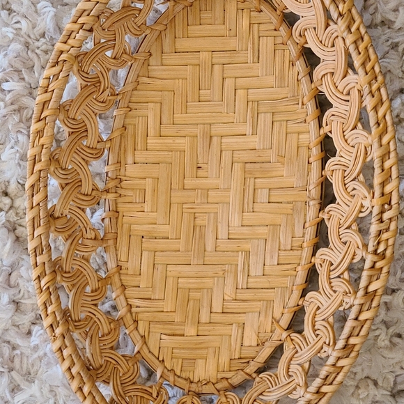 Straw wicker baskets set of 5 - Picture 8 of 12